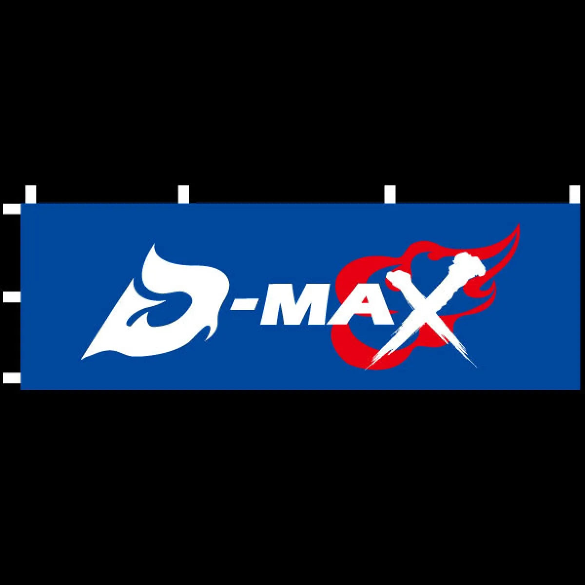 D-MAX cheering flag (fire pattern)