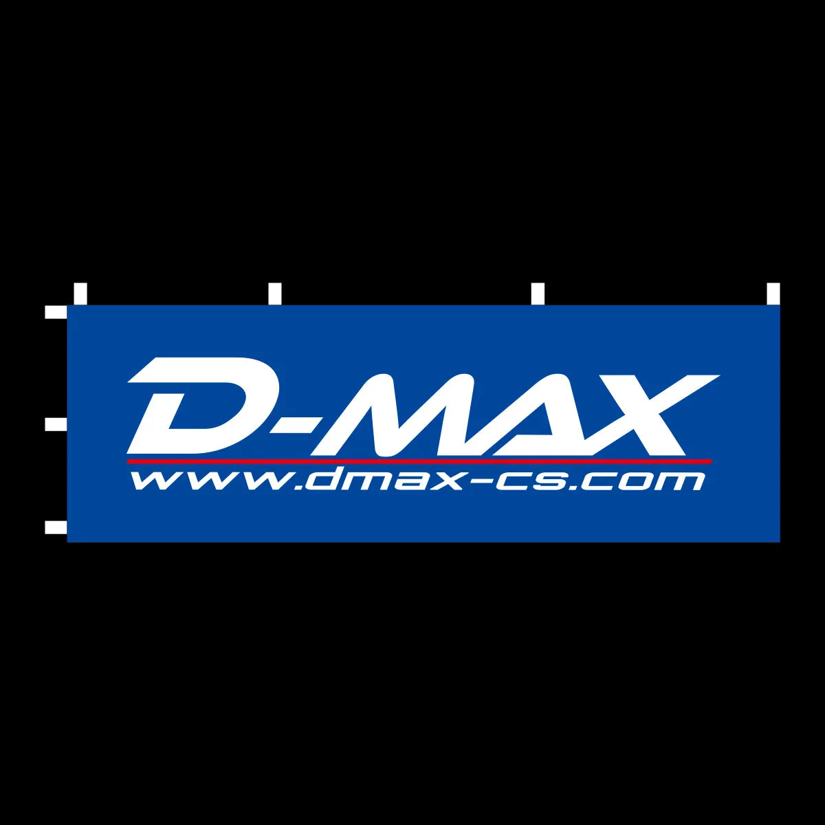 D-MAX support banner (with address)