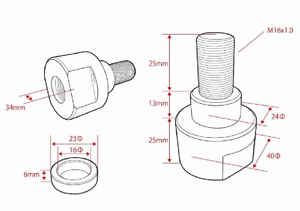 D-MAX D1SPEC Turning angle UP adapter