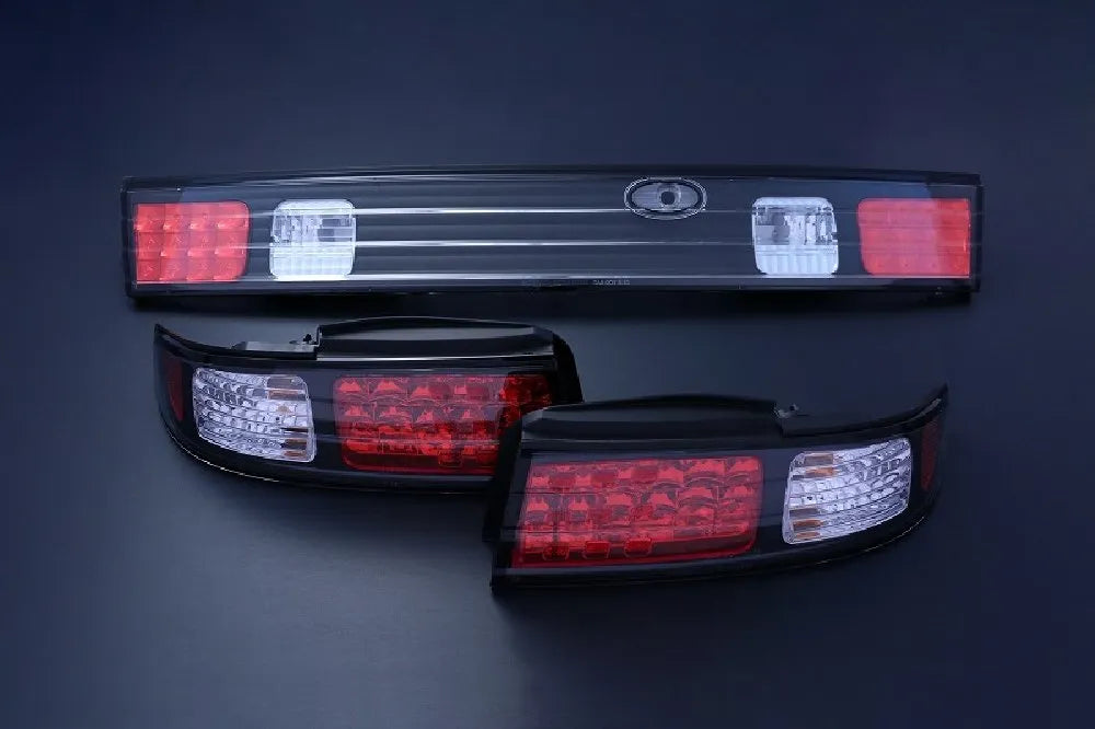 D-MAX S14 LED tail lamp 3-piece set (black)