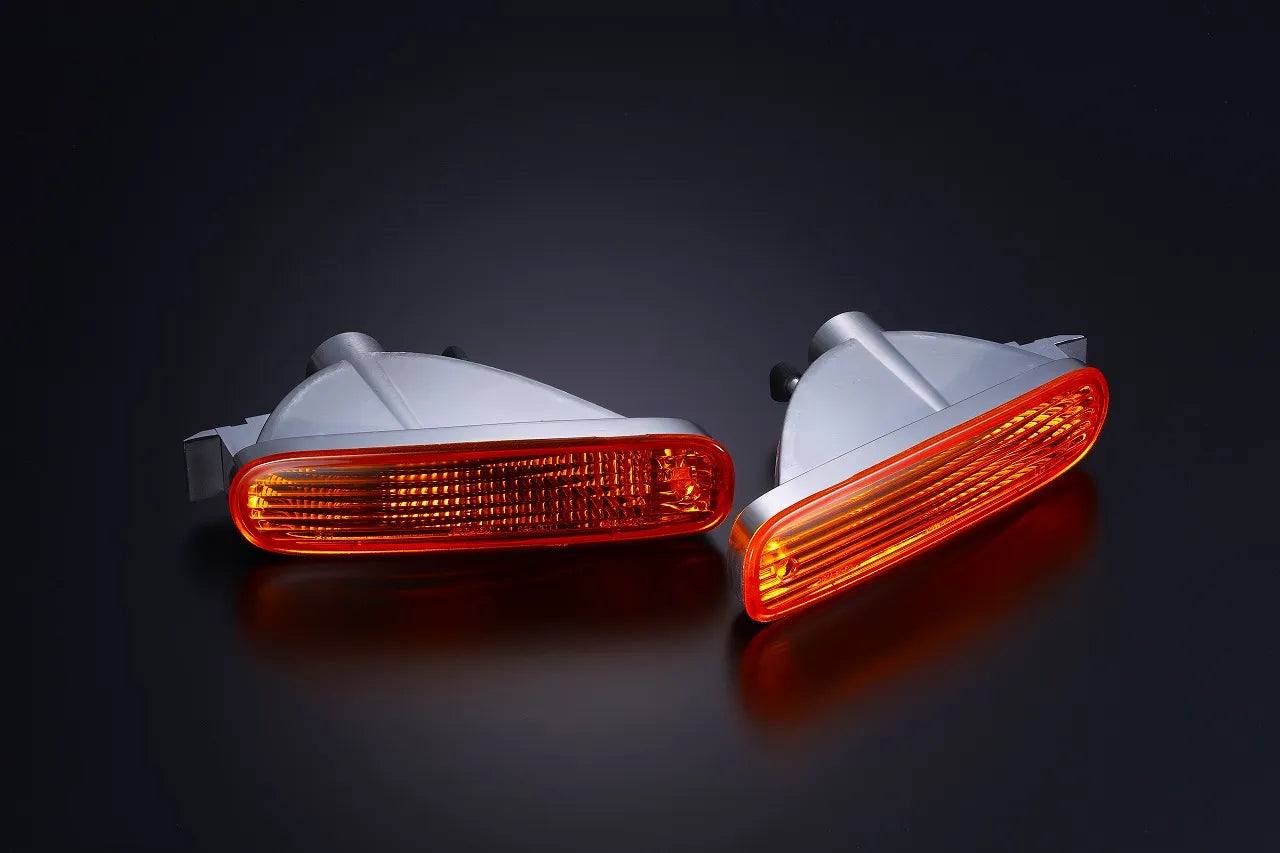 D-MAX S14 early model front clear turn signals (orange)