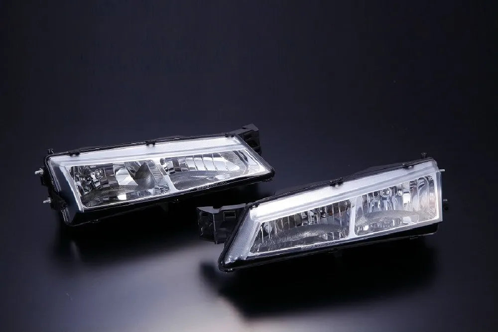 D-MAX S14 late model crystal headlamp (chrome) SET