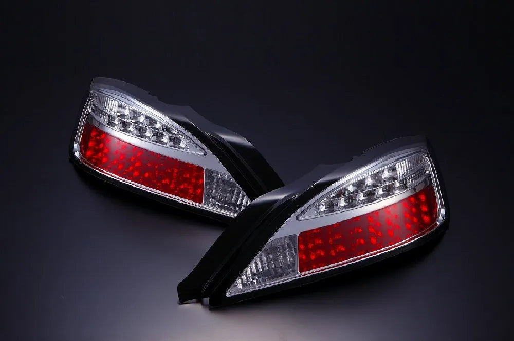 D-MAX S15 LED tail lamp with LED indicator (chrome)