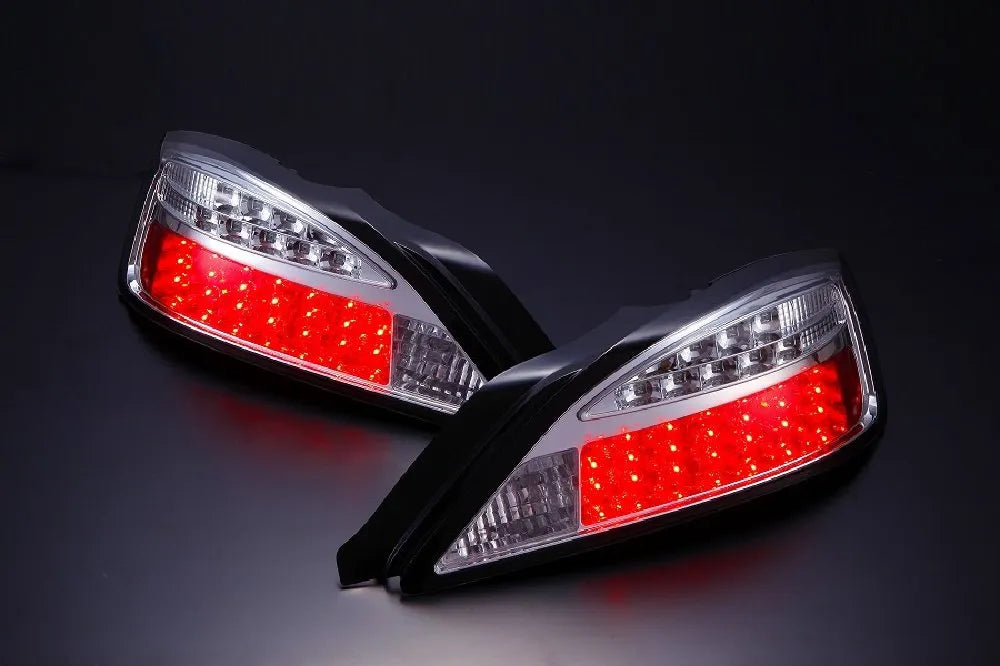 D-MAX S15 LED tail lamp with LED indicator (chrome)