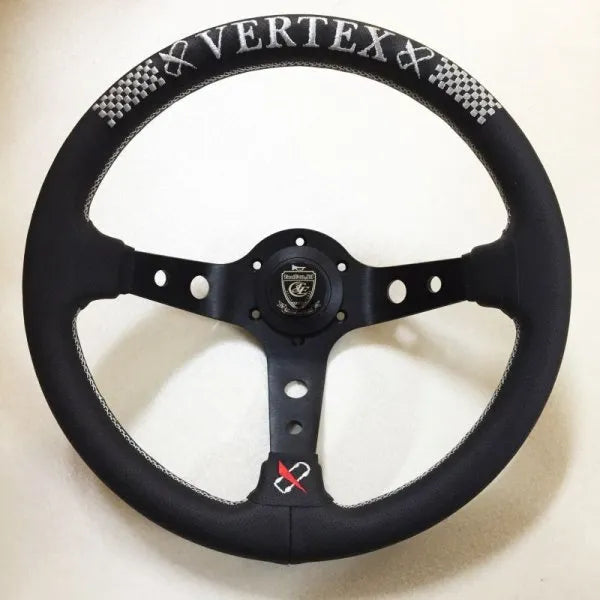 VERTEX Steering "VERTEX CHECKER" 90mmDEEP/33φ