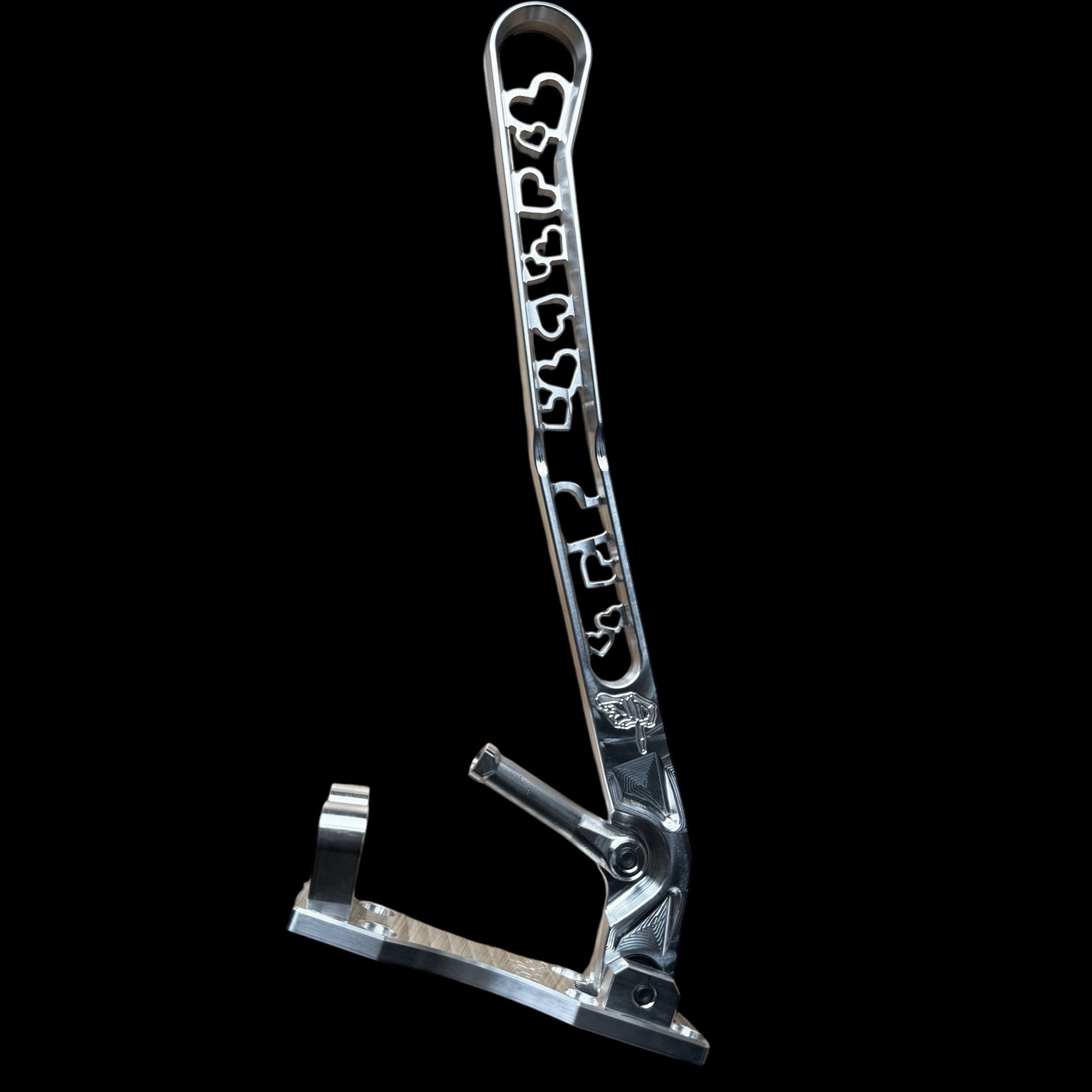 Heart handbrake handle