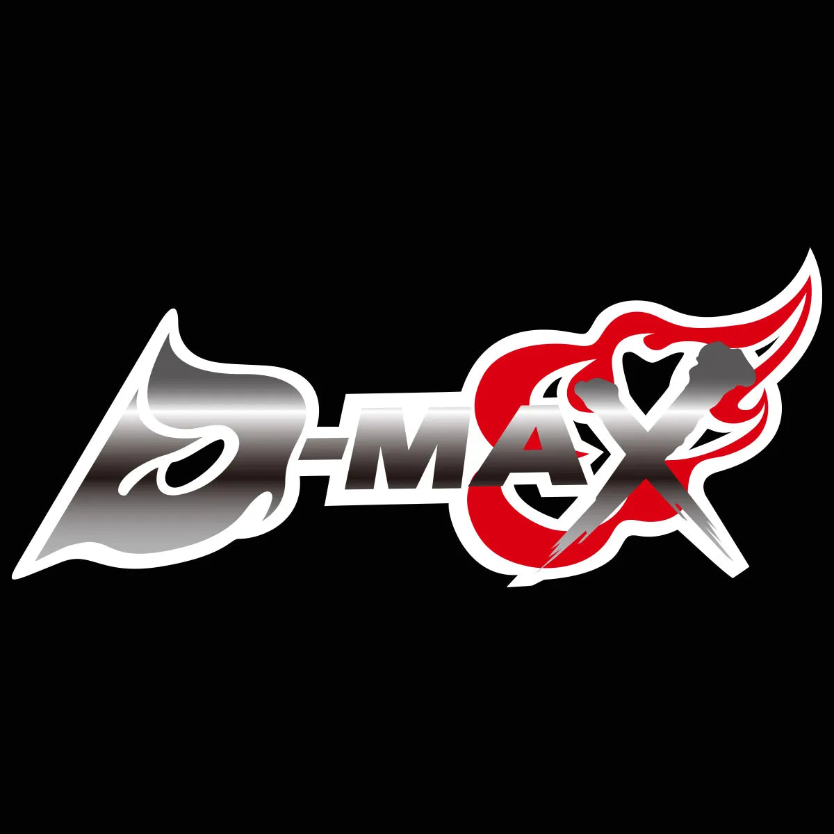 D-MAX sticker Fire type (plated)