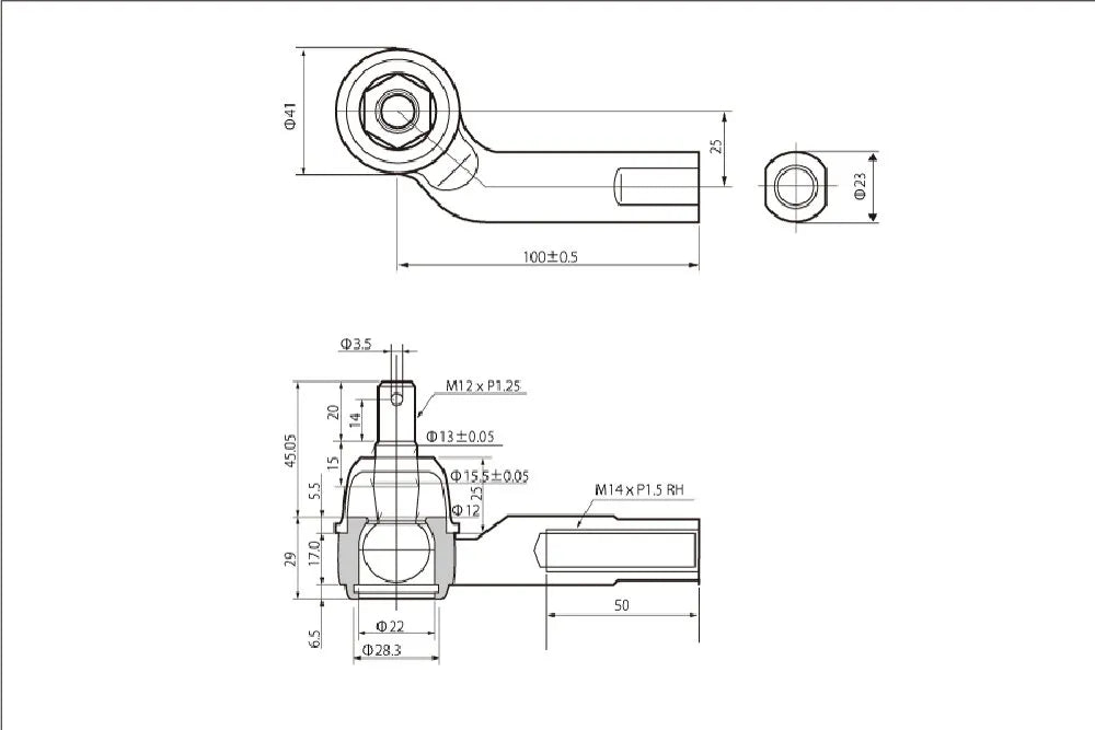 D-MAX D1SPEC Tie Rod End Offset Ver. (S14 Series)