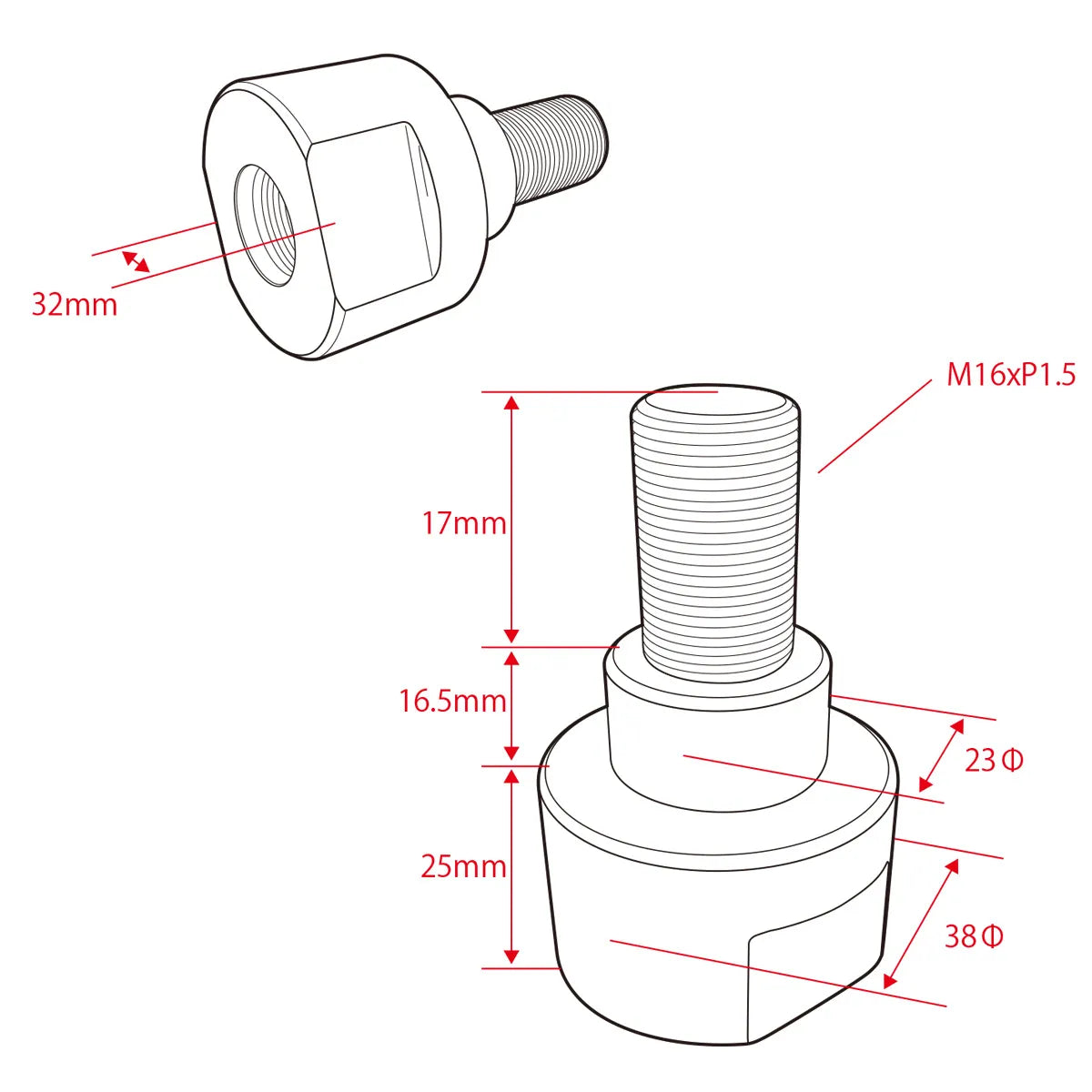 D-MAX D1SPEC Turning Angle UP Adapter (86GR86)