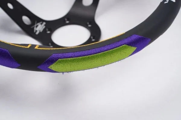 Evangelion Racing Steering Wheel/01 TEST TYPE [Limited to 300 units worldwide] VERTEX x Ore da x EVANGELION [ STE-EVA01 ]