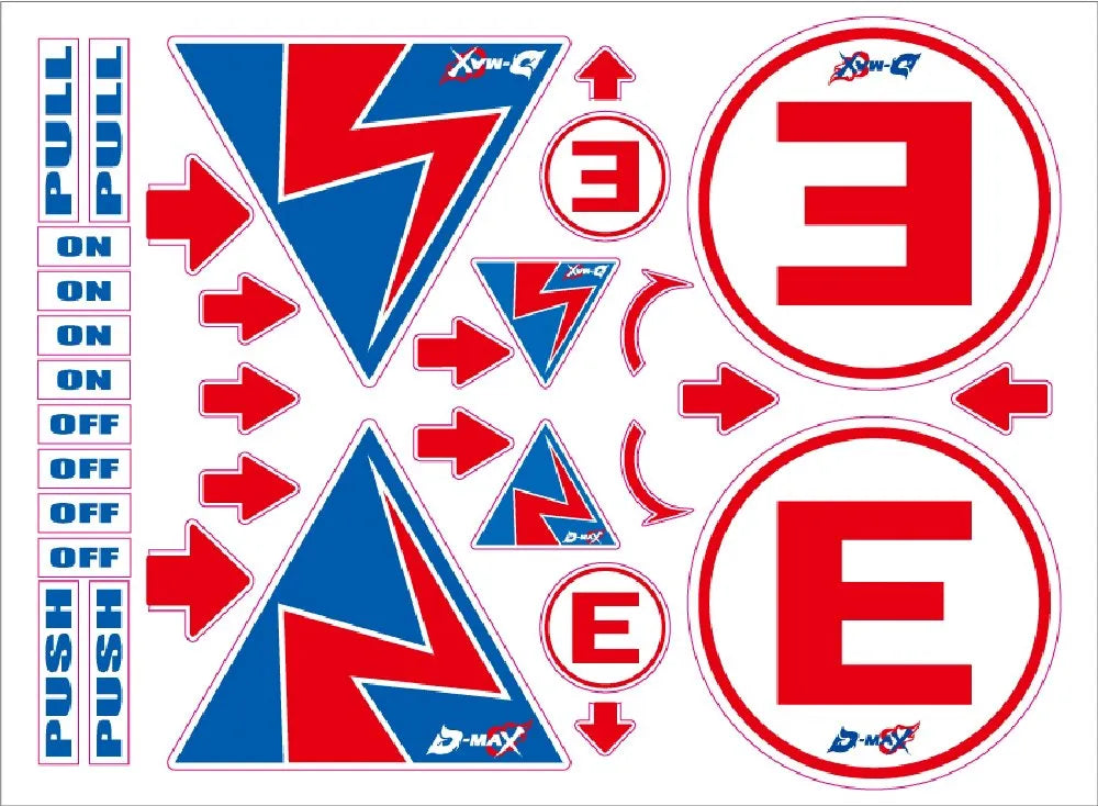 D-MAX Spark Sheet Sticker