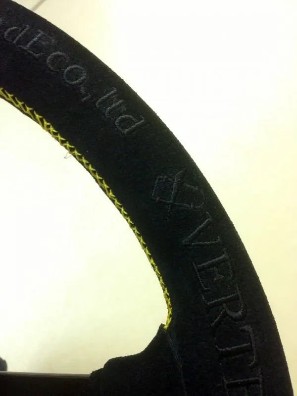 VERTEX Steering Wheel "KING OF VERTEX SUEDE" Buckskin (Suede) [ STE-KINGSUE ]