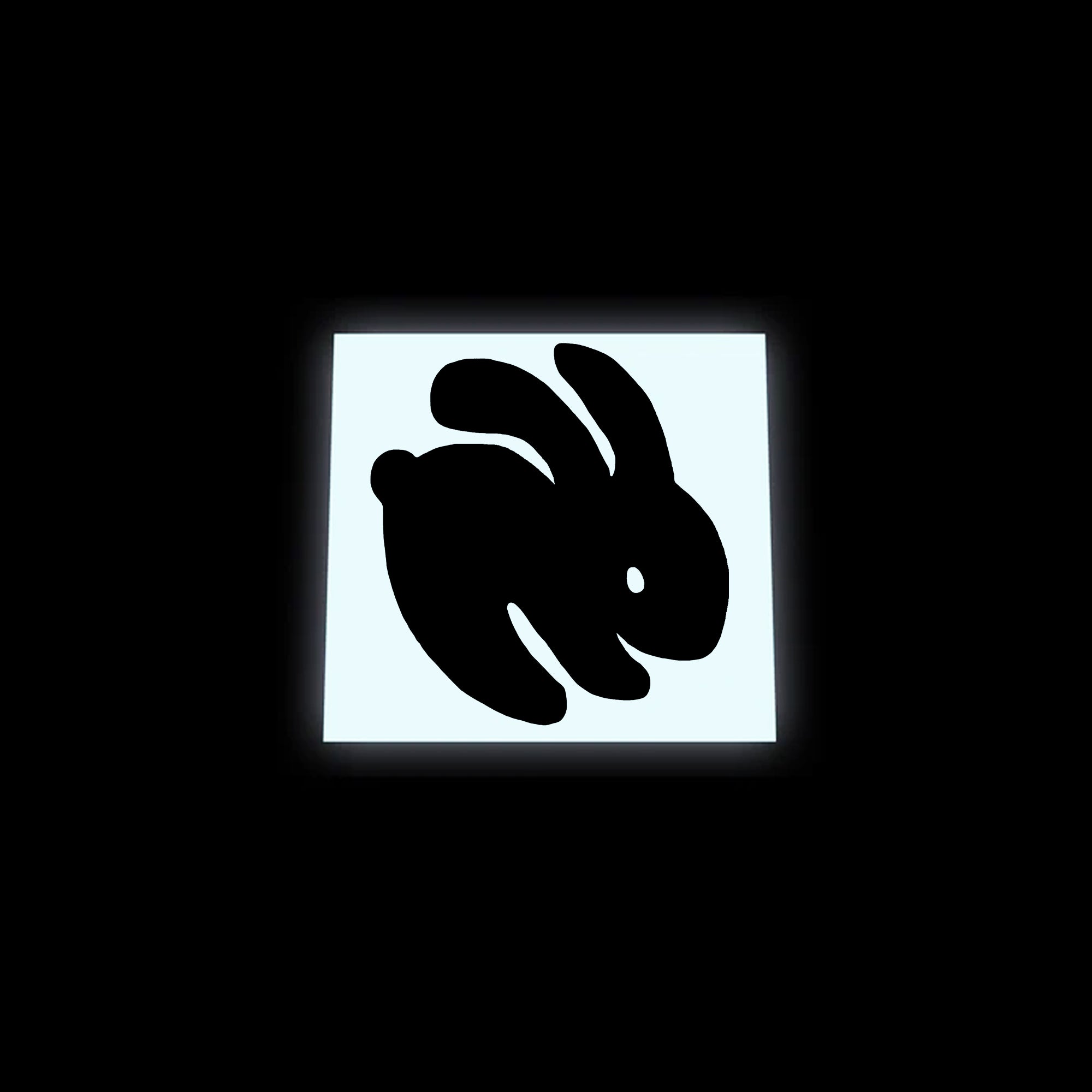 Caruseum Bunny Logo Banner Black