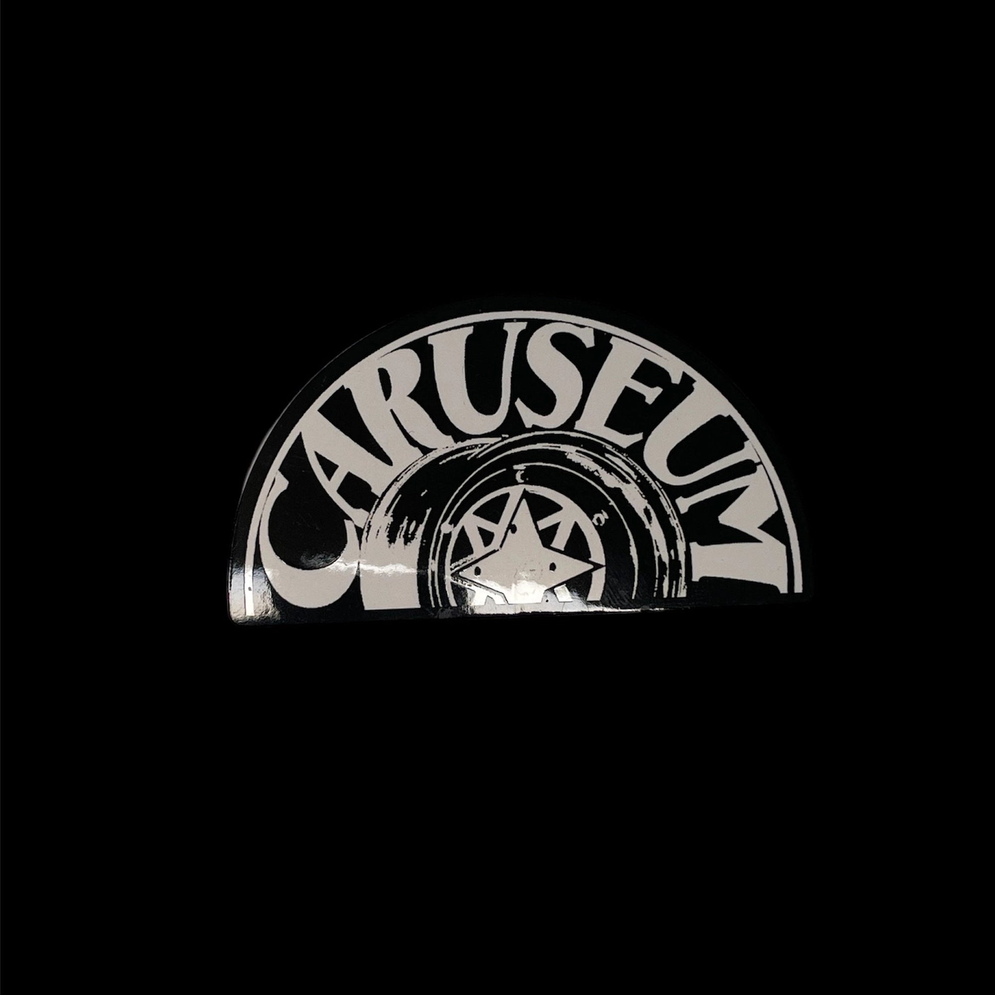 Caruseum Logo half cut sticker