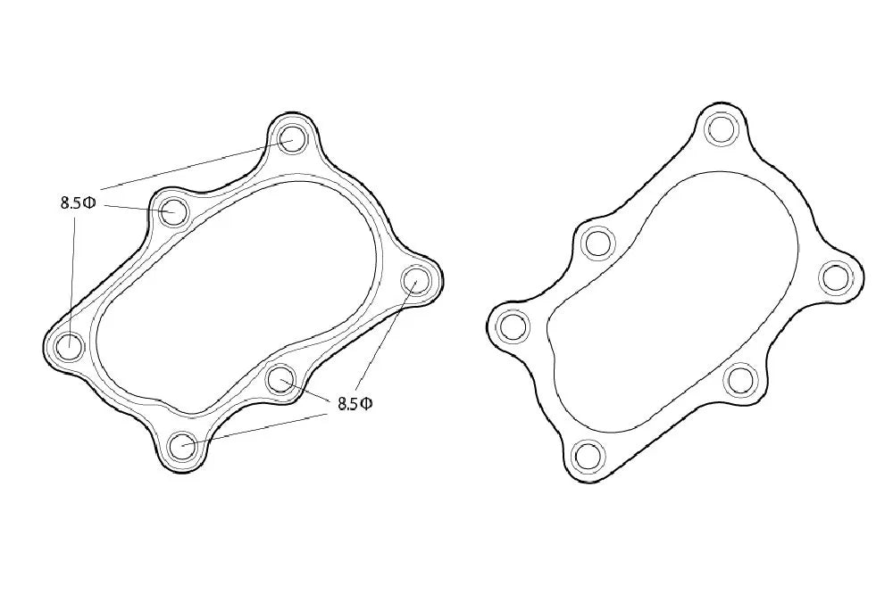 D-MAX Outlet pipe side metal gasket (for RB20/25 engine)