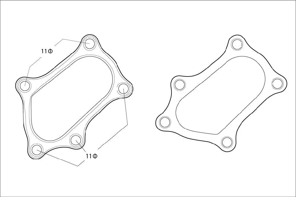 D-MAX Outlet pipe side metal gasket (for 1JZ engine)